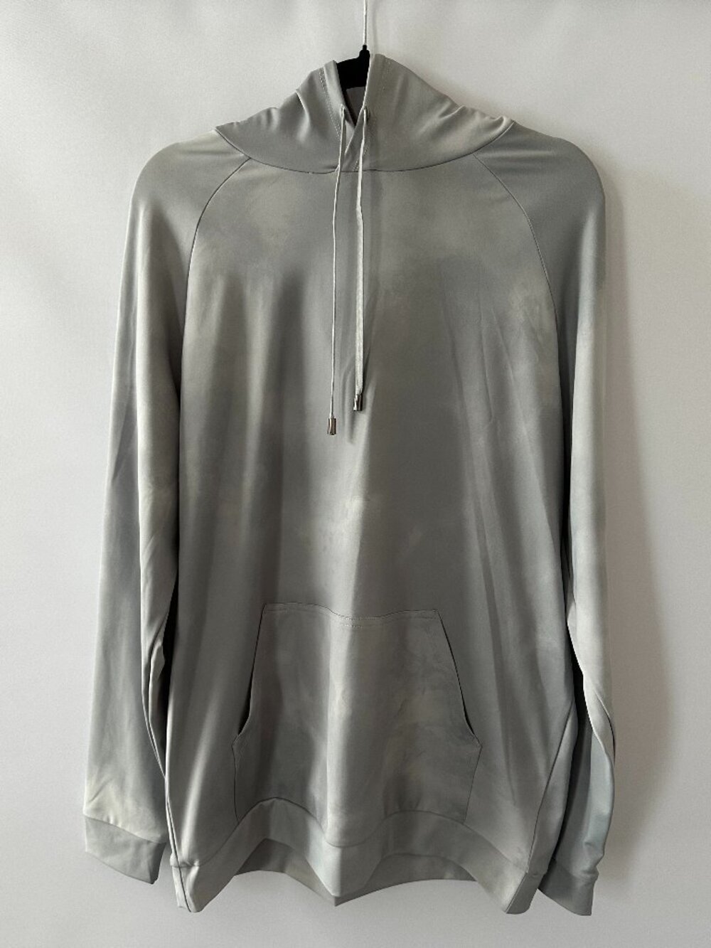Grayson & Dunn Light Gray Mens Large Performance Stretch Golf Hoodie